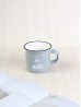 Dark/Gray "Delicious Coffee" Mug 77 ML Set of 4 With Gift Box